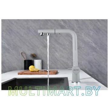 Смеситель Paulmark Serpentine Se213222-GRS (серый дым) картинка 6